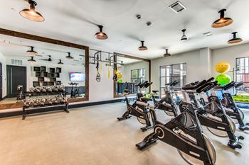 Peloton Bike And Training Space at Station at Old Town, Lewisville, Texas